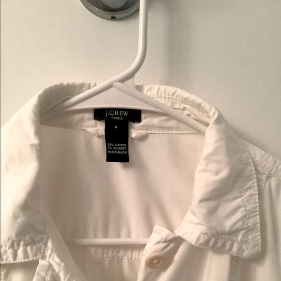 Pre-loved J Crew versatile belted white jacket - Picture 3 of 7